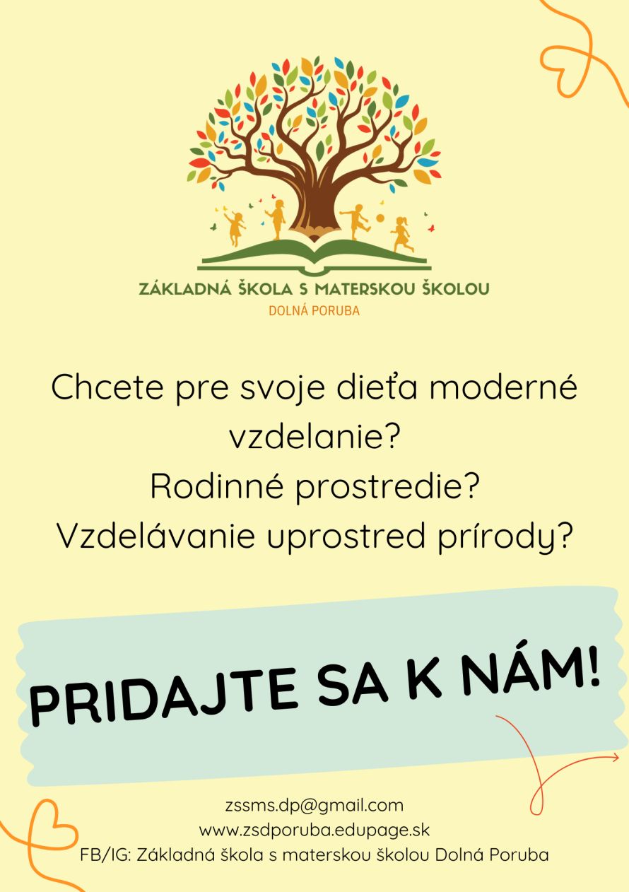 ZŠ Dolná Poruba - malá škola a veľké príbehy